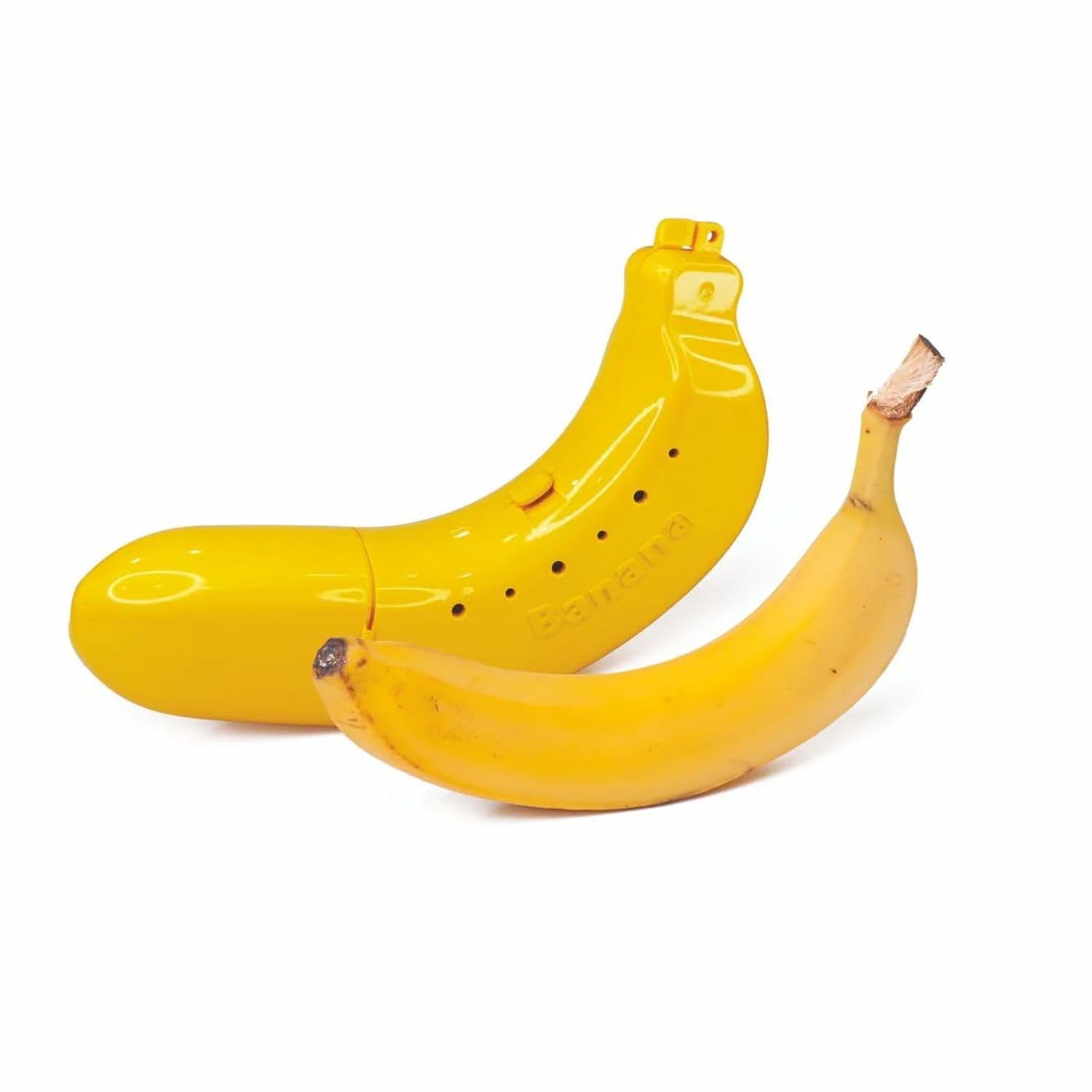 BPA Free Plastic Banana Case | Protects Bananas from Damage | Travel-Friendly Storage Box | Safe for Kids | Prevents Messes | Hygienic | Lightweight&Portable | Keeps Freshness Yellow-image-20