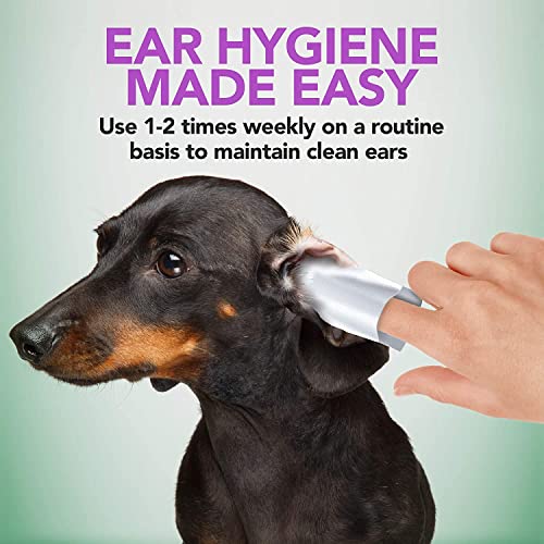 Vet's Best Clean Augen- und Ohrentücher Biologisch abbaubare professionelle Tücher für Hunde und Katzen, Packung mit 160 Stück