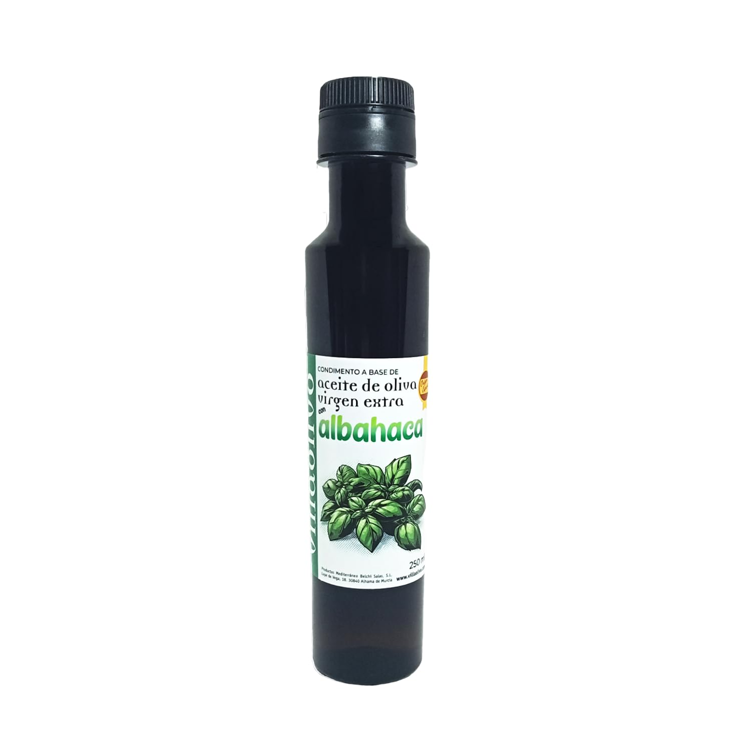 Villaolivo - Condimento A Base De Aceite De Oliva Virgen Extra Con Albahaca 250ml (15)