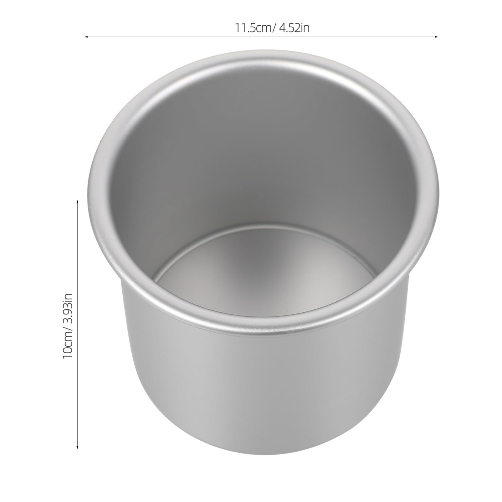 IMIKEYA 3pièces Moule à Gâteau Chiffon Élevé Moule à Pâtisserie Réutilisable Pour Gâteaux Cheesecakes Et Desserts Pratique Pour Boulangers Et Amateurs