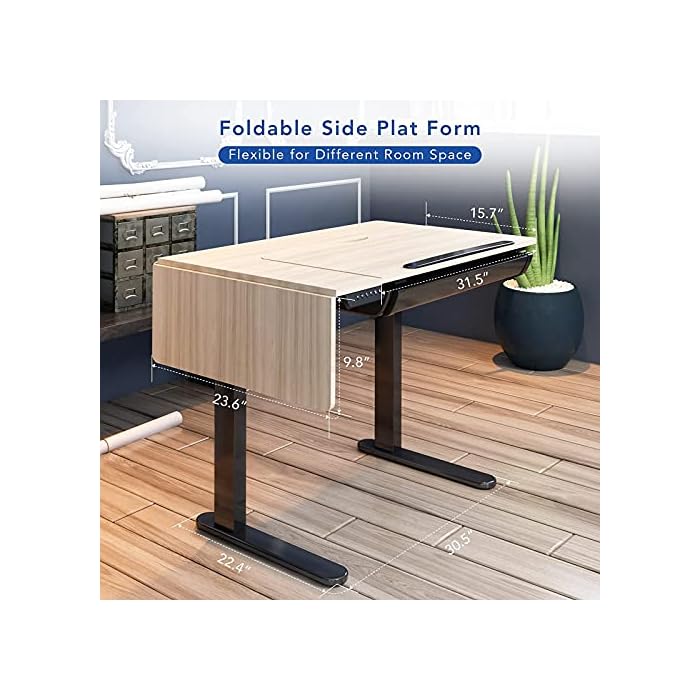 FLEXISPOT Electric Drafting Table Adjustable Height Standing Drawing