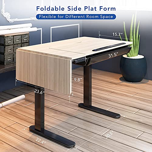 FLEXISPOT-Comhar-Adjustable-Drafting-Table-Electric-Standing-Desk-with-Storage-Drawers-for-Writing-Drawing-Crafting-Working-472-W-x-236-D-Angle-Height-Adjustable-Desk-Puzzle-Craft-Artist-Table
