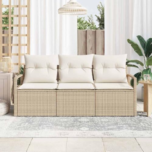 Canapé de jardin modulaire avec rangement pour optimiser les petits balcons