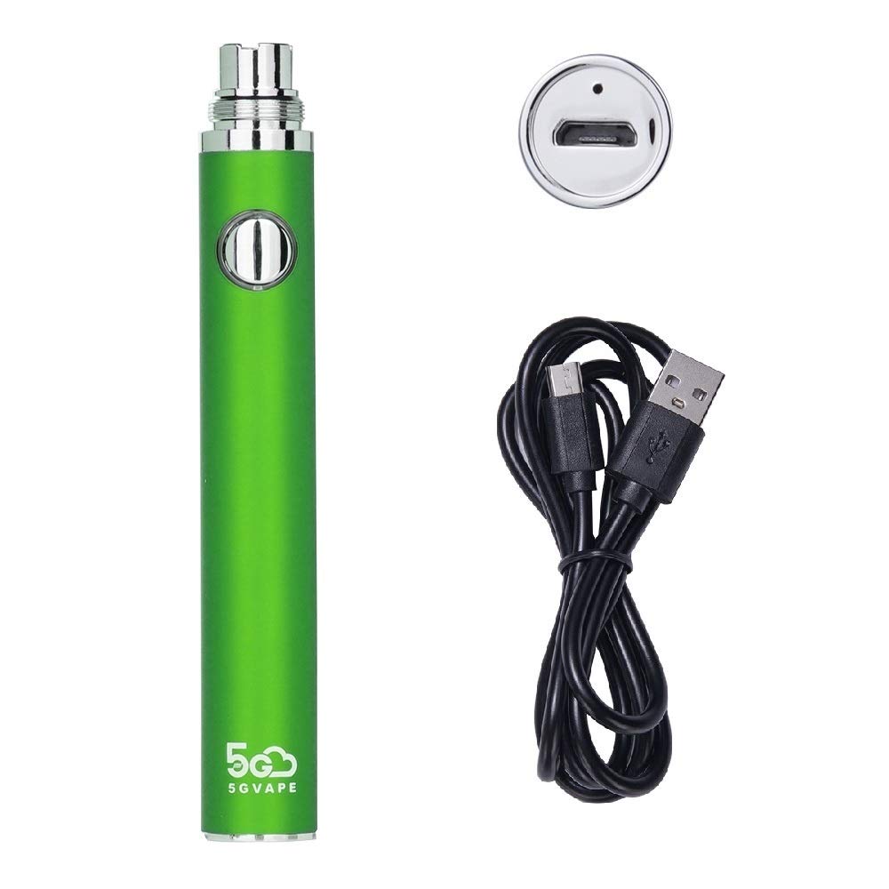 5GVAPE EVOD EGO elektronische Zigarettenbatterie,USB wiederaufladbare lang  anhaltende 650mAh,510 Faden E Shisha Vape Batterie für CE4 Tank  Zerstäuber,kein Nikotin keine E Flüssigkeit: Amazon.de: Elektronik & Foto
