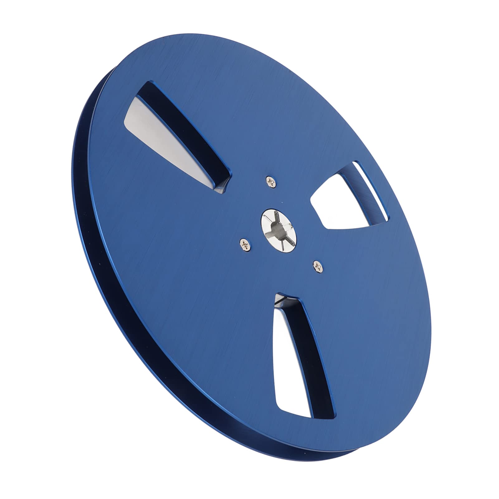 Leere Bandspule, 7 Zoll Offene Spule, Audio-Aluminium-Aufwickelspule, Recorder, Zubehör, Öffnungsmaschine, Teileöffner, Leere Platte für (Blau)
