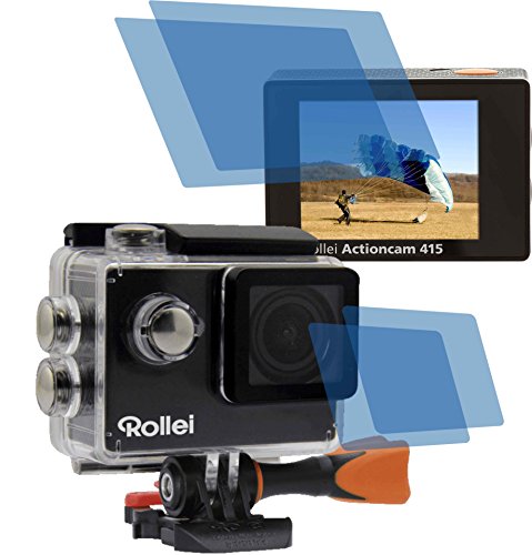 I-8X-Crystal-Clear-klar-Schutzfolie-4-Folien-pro-Display-fuer-Rollei-Action-Cam-Actioncam-415425-Premium-Displayschutzfolie-Bildschirmschutzfolie-Schutzhuelle-Displayschutz-Displayfolie-Folie