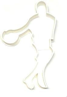 INSPIRED BY BASKETBALL PLAYER SHOOTING BALL JUMP SHOT DRIBBLE COOKIE CUTTER MADE IN USA PR2414