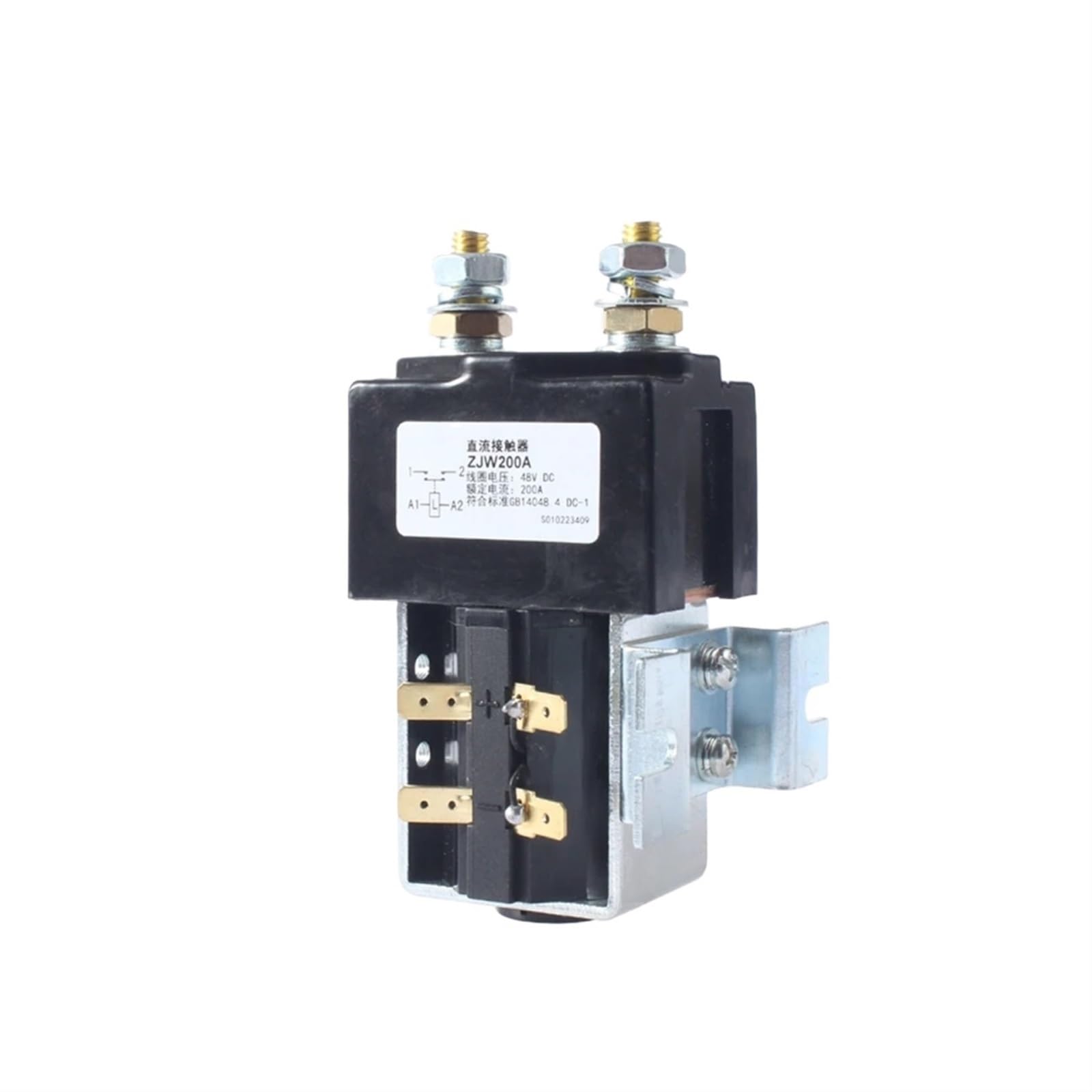 Relais DC 72V ZJW200A 1NO pour stopper les pannes de batterie de voiture
