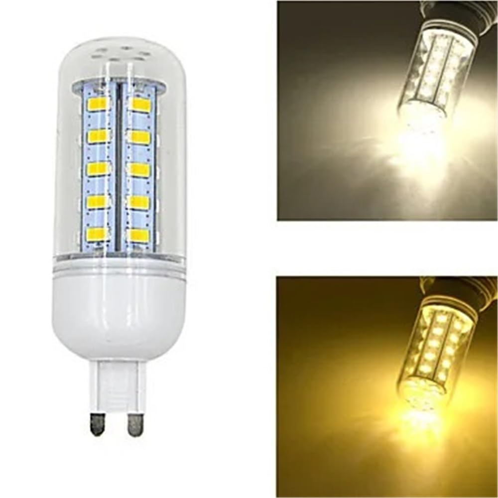 Illuminazione, Confezione da 4, Lampadina LED a Mais AC110V G9/GU10/E14/E27 5W 550lm 36x5730SMD Luce Bianca Calda/Fredda lampadine LED a Globo lampadine per Uso Domestico