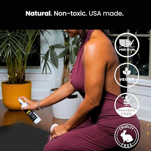 Image of Yoga Mat Cleaner Spray - Spa-Like Scent | Eco-Friendly Formula | Neutralizes Sweat & Odor | Helps Protect Your Mat | 8 oz | Plant-Based, Made in USA | Body By Yoga