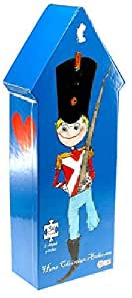 Barbo Toys - 6103 - Hans Christian Andersen - 2-Shaped The Steadfast Tinder Soldier Deco Puzzle (34-Piece)
