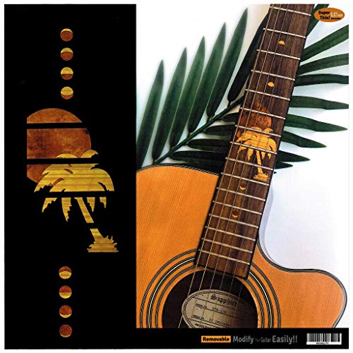 Inlaystickers - Marcadores para trastes para guitarras - Hawaiian Sunset  F-318HS - MundoGuitarra.es