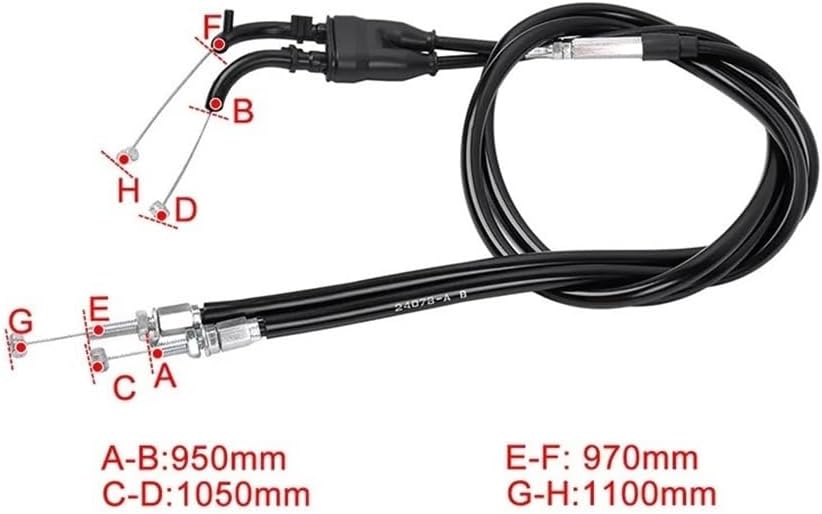 オートバイアクセサリースロットルケーブルワイヤー燃料リターン