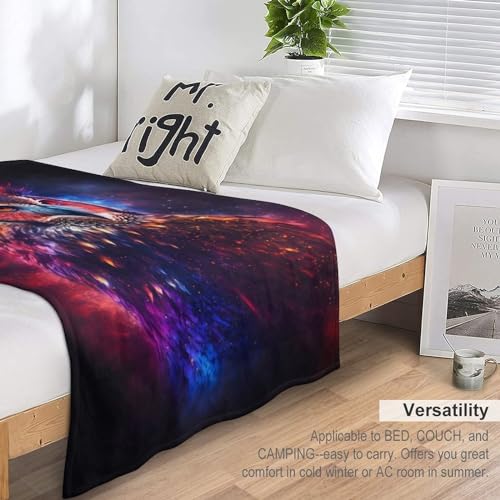 Manta de forro polar de búho y estrella 140x180 cm para sofá 7