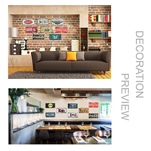 6x12 Inches Vintage Feel Rustic Home,Bathroom and Bar Wall Decor Car Vehicle License Plate Souvenir Metal Tin Sign Plaque (Delaware PC145659)