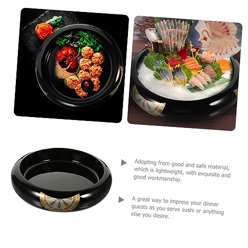Juego de platos redondos para sushi estilo japonés miniatura 7