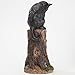 Bits and Pieces - Cat & Mouse Garden Statue- Outdoor Kitten on a Stump Sculpture - 17