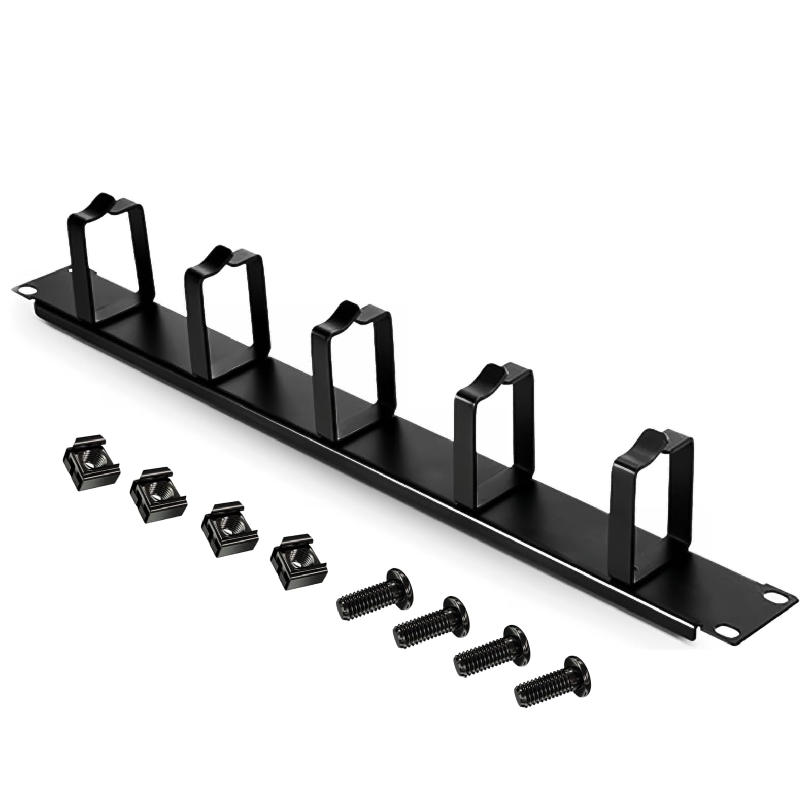 Canle Rack Snapklik.com : TECHTOO Server Rack Cable Management Panel w/D-Ring ...