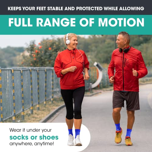 Image of Modvel Foot & Ankle Brace Socks for Sprained Ankle Compression Sleeve - Foot Support for Women & Men - Tendonitis & Arthritis Ankle Brace Sports Running, Torn Ligaments & Women Stabilizing Ankle Wrap