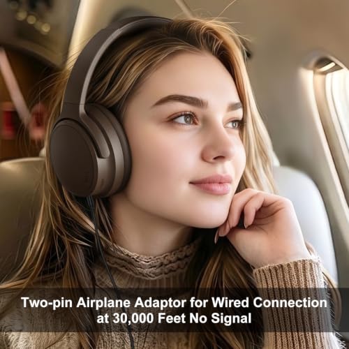 Image of Srhythm NiceComfort 35 (2nd Gen) Hybrid Noise Cancelling Headphones,Wireless Bluetooth 6.0, 5Microphones with ENC,Transparency,Spatial Audio,140H Playtime,Low Latency,Custom EQ via App