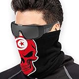 Der Fleece-Nackenwärmer ist mit einem verstellbaren Kordelzug ausgestattet, der den Kopfschmuck enger und die Enge reguliert. Die flache Naht reibt nicht Ihren Hals. Der Stoff kann in vier Richtungen gestreckt werden.