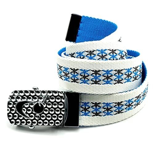 Teeoff Fashion Reversible Golf Web Belt with Stainless Steel Buckle2