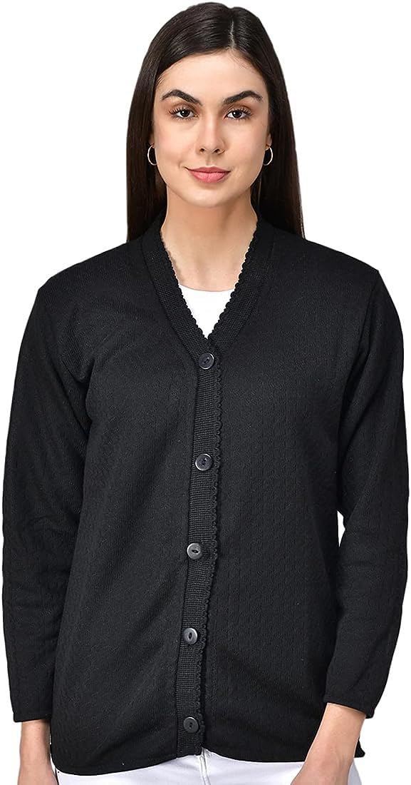 Women's Winter Woollen Full Sleeve Sweater Cardigan-image-39
