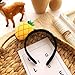 CRZQXOUR 1PCS Pineapple Ornament Cute Girls Plush Headband Hairband Hair Hoop Accessory, Women's Fashion Headbands, Hair Accessories