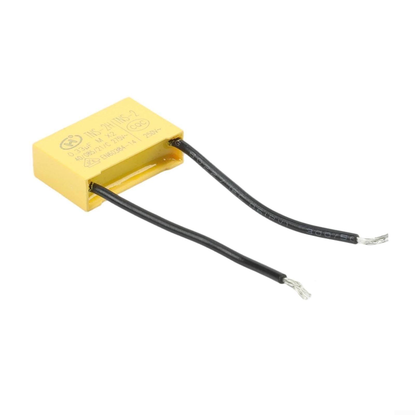 Condensatore motore 0.33uF 250V 275V per utensili elettrici Sostituzione motore compatibile con trapano smerigliatrice sega e altre apparecchiature elettriche