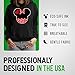 Camalen - Pullover Graphic Hoodie Sweatshirt, Casual Printed Hoodie Graphic for Women and Men, Unisex Fashion Must-Have Made of Cotton and Polyester(Small, Mickey-Minnie-Black-10)