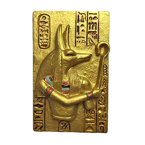 WedareDai Egipto 3D Anubis Frigorífico magnético Tourist Souvenir Viaje Etiqueta, Egipto Frigorífico magnético, Hogar y Decoración Colección de Cocina de China