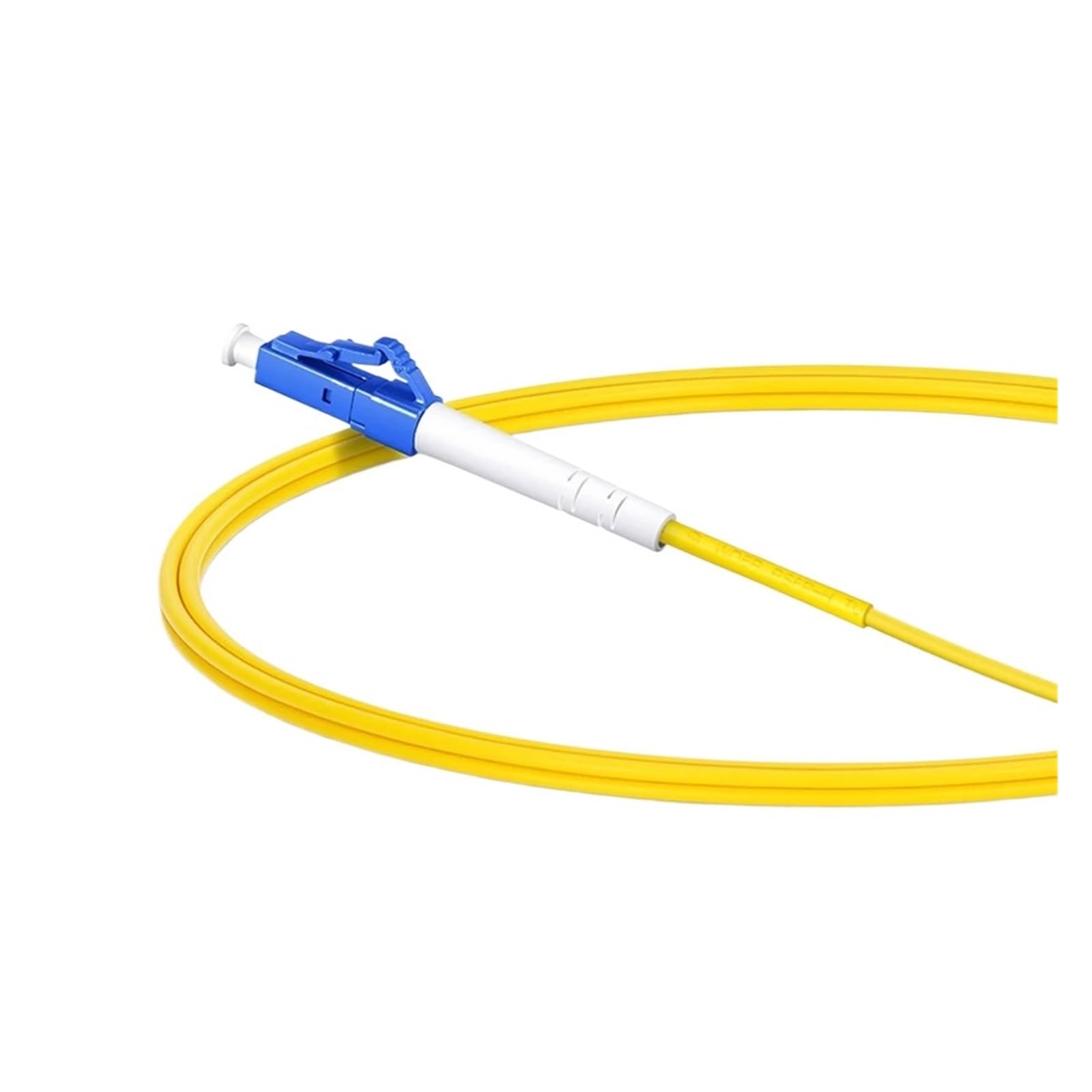10 latiguillos de fibra SC/UPC-LC/UPC SM G657A2 de un solo núcleo, 2,0 mm de protección ajustada, cubierta LSZH amarilla(10 PCS 1M 3ft)