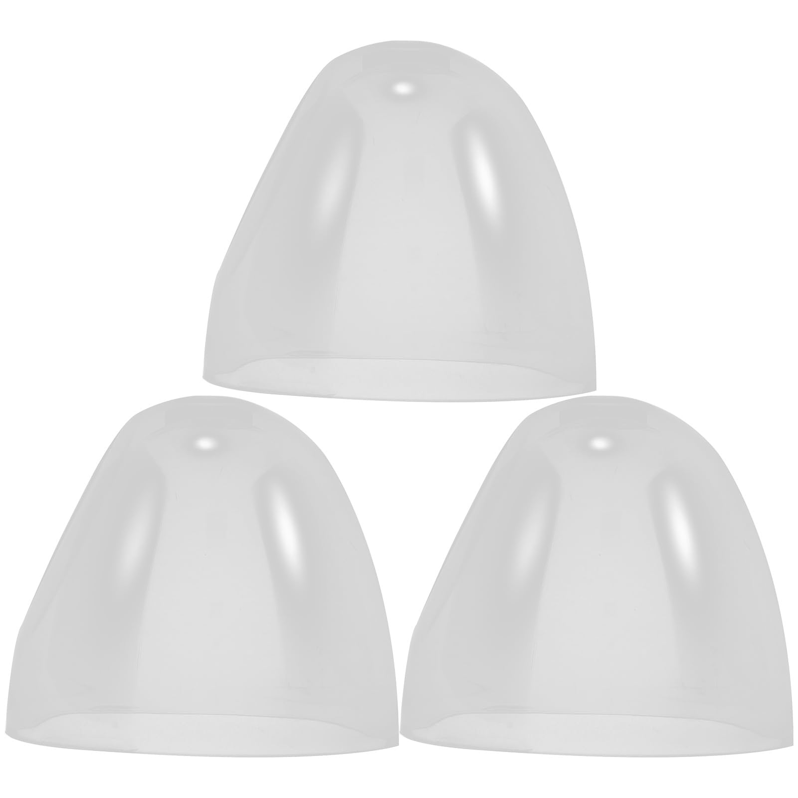 Vaguelly Coperchi per biberon – 3 coperchi in plastica a prova di perdite per biberon, pratici tappi per i viaggi e la casa, 6,2 x 6,2 x 5,5 cm