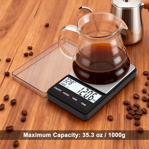 Raclomec Coffee Scale with Timer 1000g