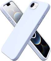 Vista 28 de ORNARTO Funda compatible con iPhone 16e de 6.1 pulgadas (2025), silicona líquida de 3 capas cubierta completa de goma de gel suave, funda protectora