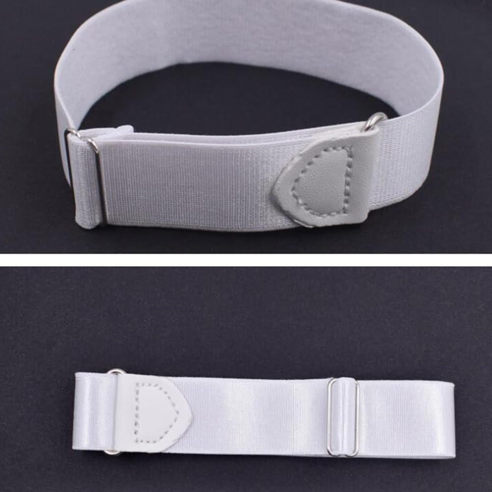 HEALLILY Adjustable Anti-Slip Sleeve Holders for Women and Men 2-Pack Shirt Sleeve Garters to Secure Rolled Sleeves for Work Casual and Outdoor Activities
