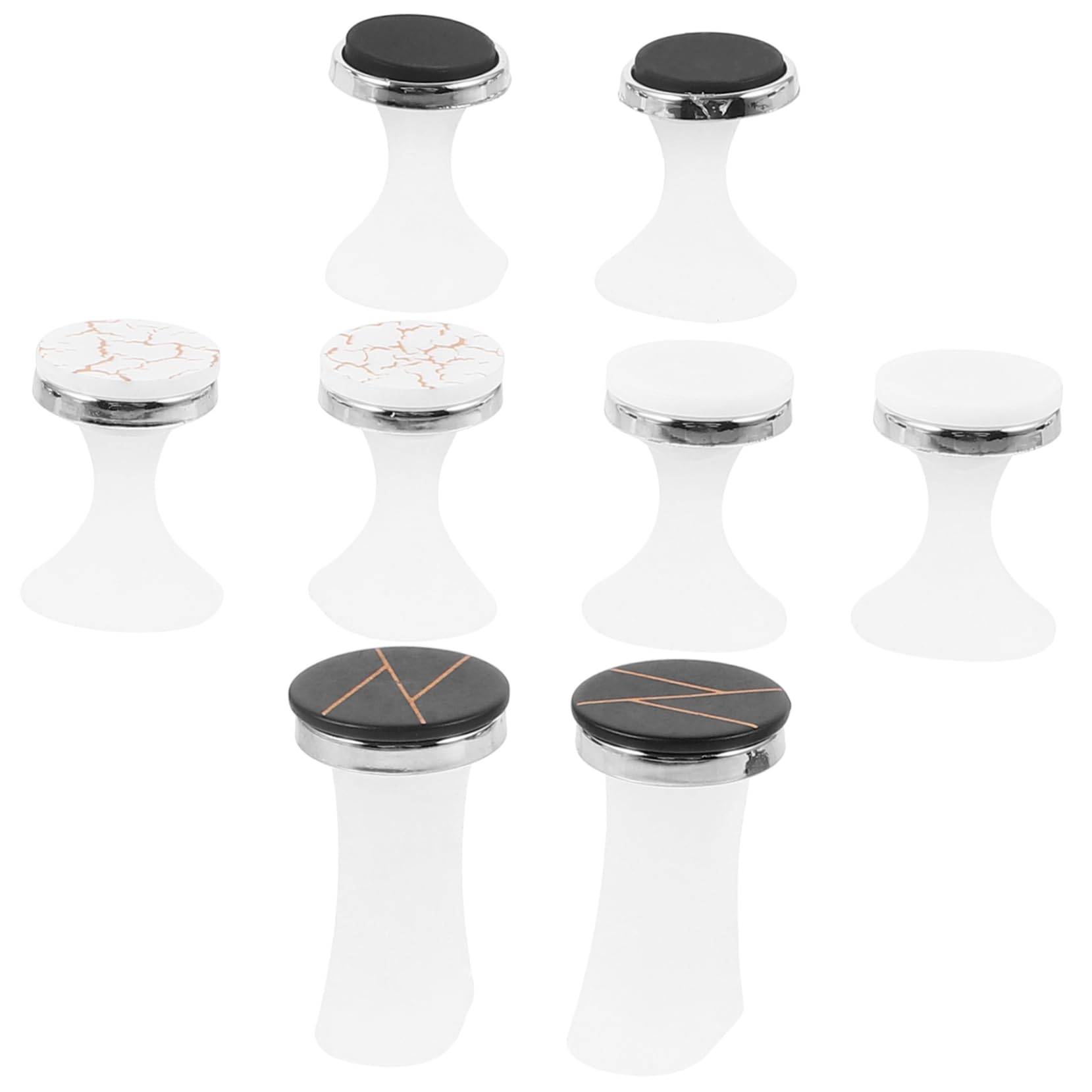 Ipetboom Toe Separators for Women 8 Pieces Silicone Toe Separator for Nail Polish Pedicure Dividers for Women Nail Art