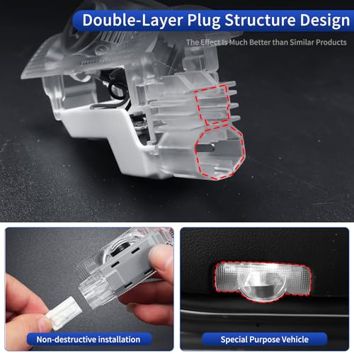 Lámpara de Proyección LED para Puerta Lexus GX460 2010-2023 miniatura 6