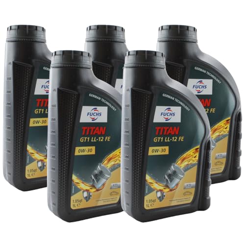 Fuchs 5 Litros TITAN GT1 LL-12 FE SAE 0W-30 Aceite de Motor