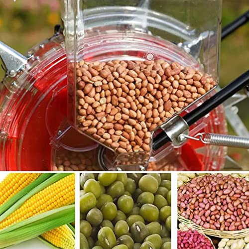 Seminatrice da giardino con profondità regolabile e 6 bocche per piantare e concimare in modo efficiente