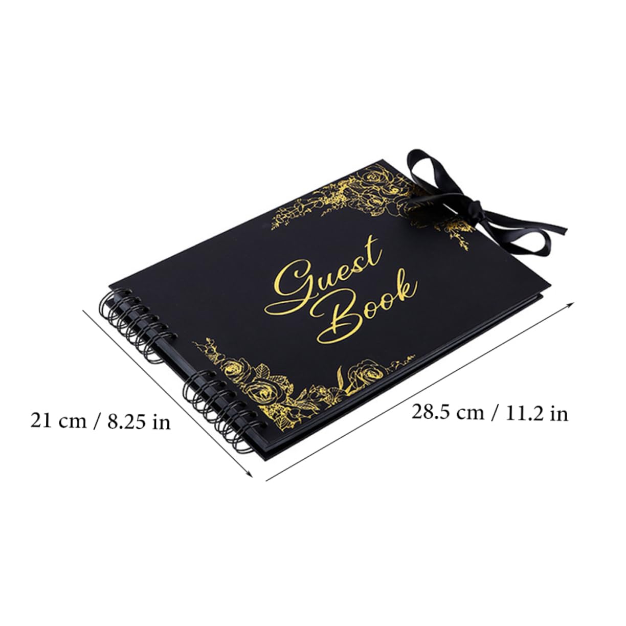 Retro Gästebuch Für Hochzeiten Hochzeits-signierbuch Mit Goldener Prägung Ringbuch-Design Für Unvergessliche Erinnerungen Und Kreative Hochzeitsfeiern