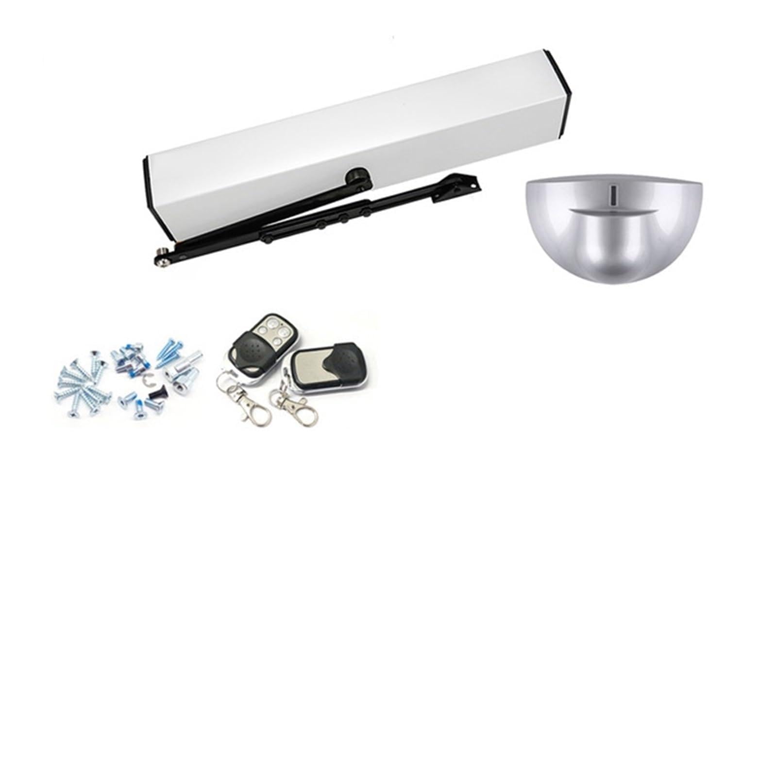Automatic Gate Opener, Automatic Swing Sliding Garage Gate Door Opener Operator Electric Closer with Remote Control Access(Push arm-M 110V)
