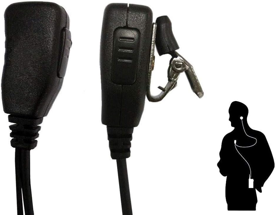 Auricular de 2 pines Baofeng con sonido claro y micrófono PTT antirruido 4