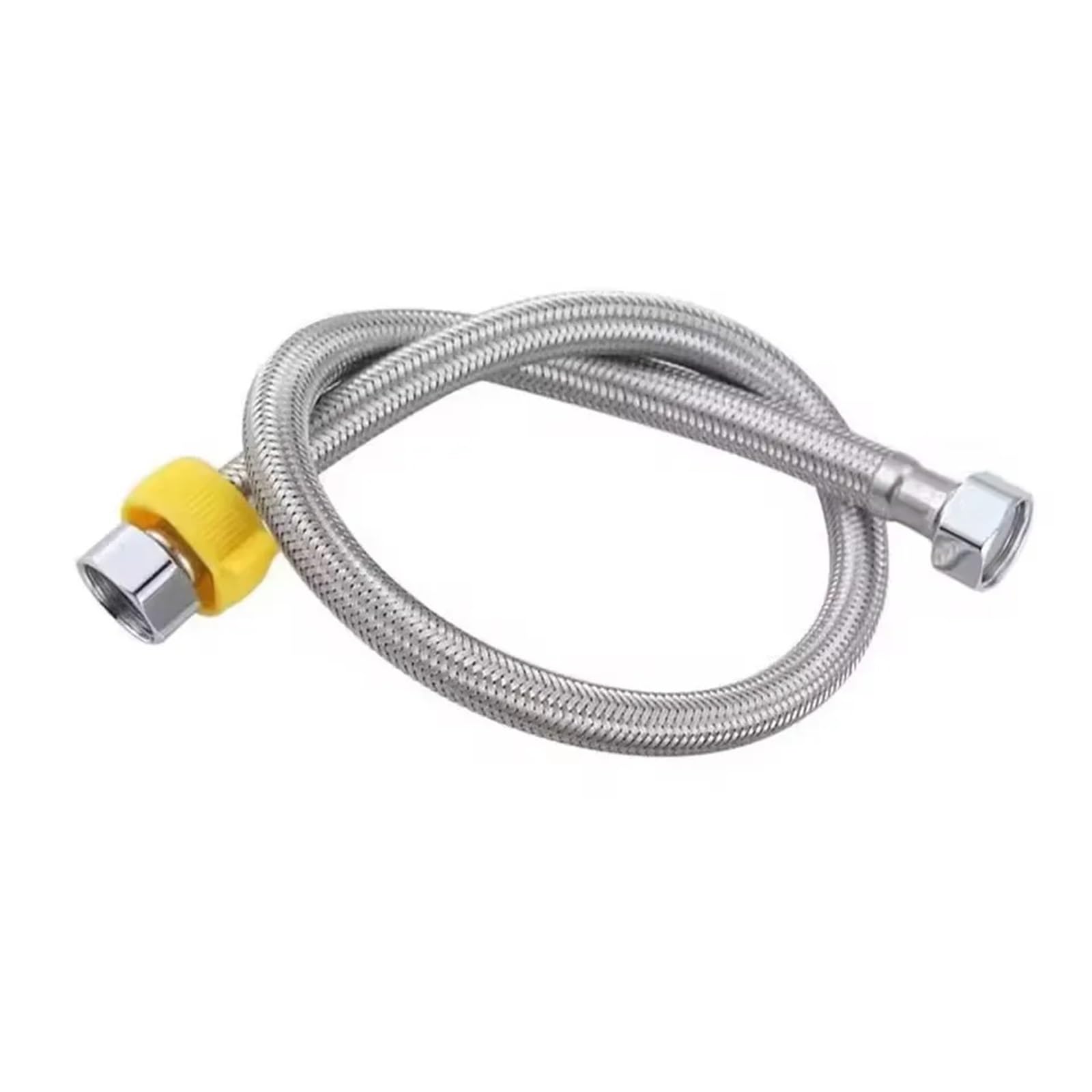 Manguera trenzada flexible a prueba de explosiones for grifo agua cocina y baño, 2 unidades, 20/40/60/100/150/200 cm, G1/2 pulgada Para Baños(Color A,200cm)