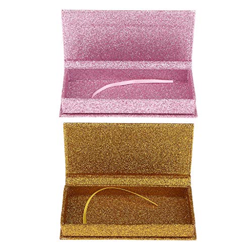 Preisvergleich Produktbild 2 Teile / Satz Magnetische Falsche Wimpern Aufbewahrungskoffer Magnetbehälter Halter Boxen