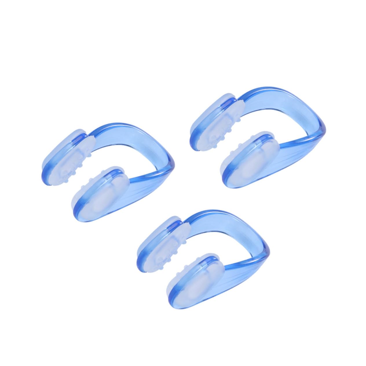 Toddmomy Swim Ear Plugs Adults 3 Pack Nose Pincher Swimming Nose Protector Sturdy Silicone Random Color