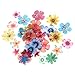 BESTonZON 360Pcs essbare Blumen Cupcake Topper Hochzeitstorte Party Dessert Lebensmittel Dekoration