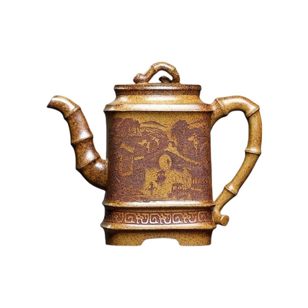 Dzbanek do herbaty Retro do parzenia herbaty, ceramiczny czajniczek do użytku domowego, zestaw do parzenia herbaty Kung Fu, do biura, na ceremonię parzenia herbaty
