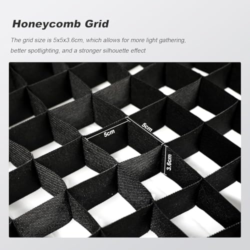 Image of Octagon Honeycomb Soft Grid, Flash Speedlight Umbrella Photo Softbox Reflector, for Softbox Studio Flash Lighting kit for Godox (80CM Grid)
