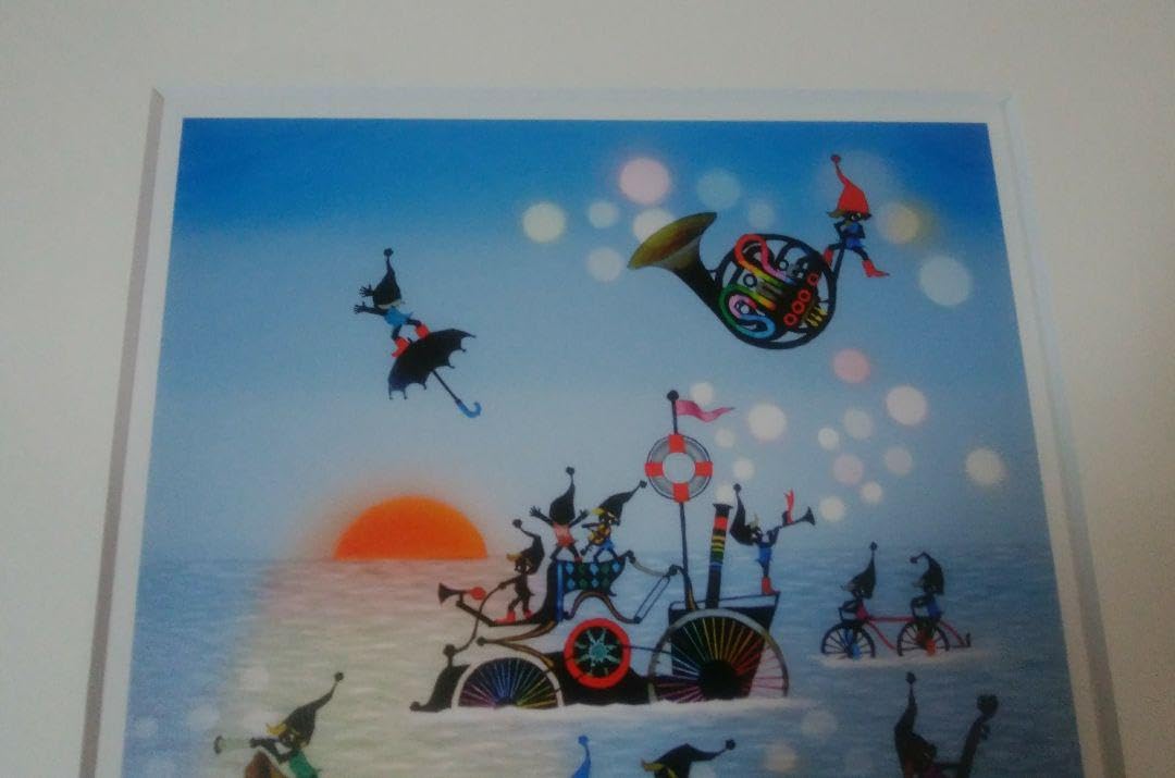 Amazon.co.jp: 藤城清治 こびとの旅立ち レフグラフファイン 限定作品